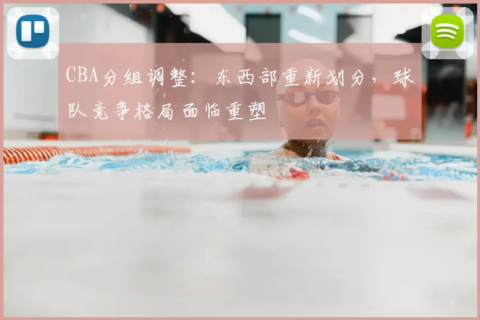 CBA分组调整:东西部重新划分,球队竞争格局面临重塑